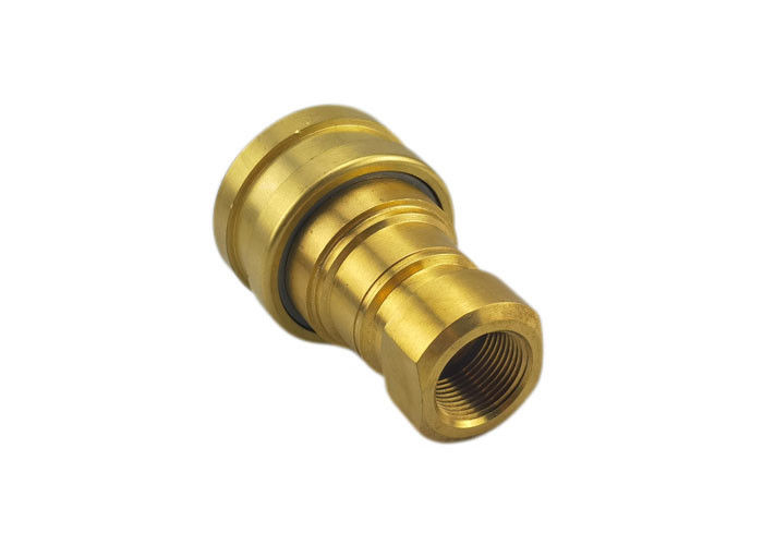 ISO7241B 0,75 pulgadas	Acoplador rápido de cobre amarillo hidráulico