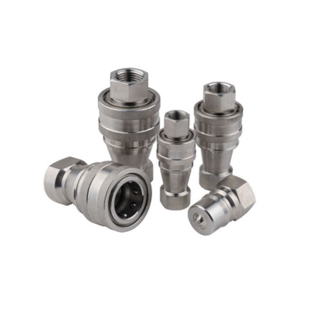 Adaptador rápido hidráulico AU o EPDM para aplicaciones de gas Temperatura de trabajo -20-100°C
