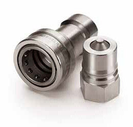 Conexiones de corte rápido de dos vías de grado industrial NPT/BSP hilo 1/8 