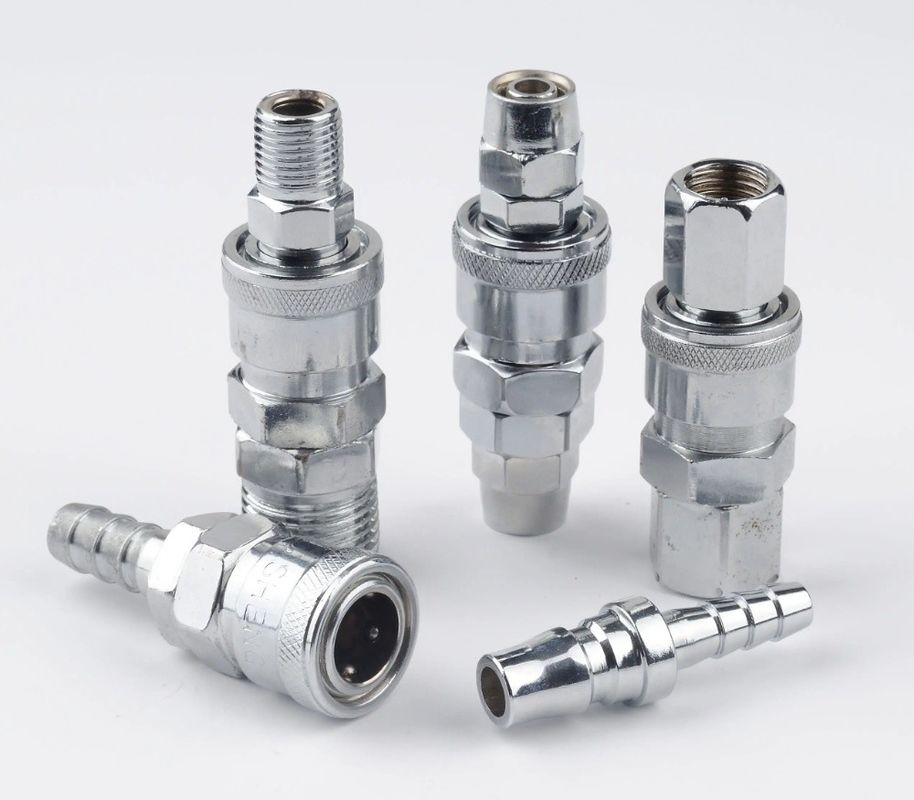 Conector de acoplamiento rápido neumático de grado industrial BSPP / NPT / G Thread 1.0MPa Nitto / Cejn / Rectus Compatible