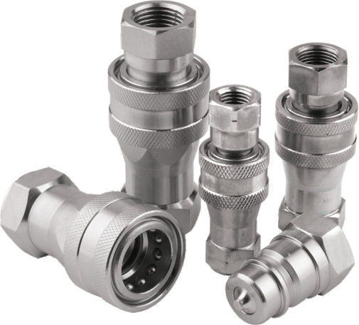 Tipo cercano acoplador rápido del ISO, liberación rápida de acero inoxidable de 1 pulgada de los acoplamientos