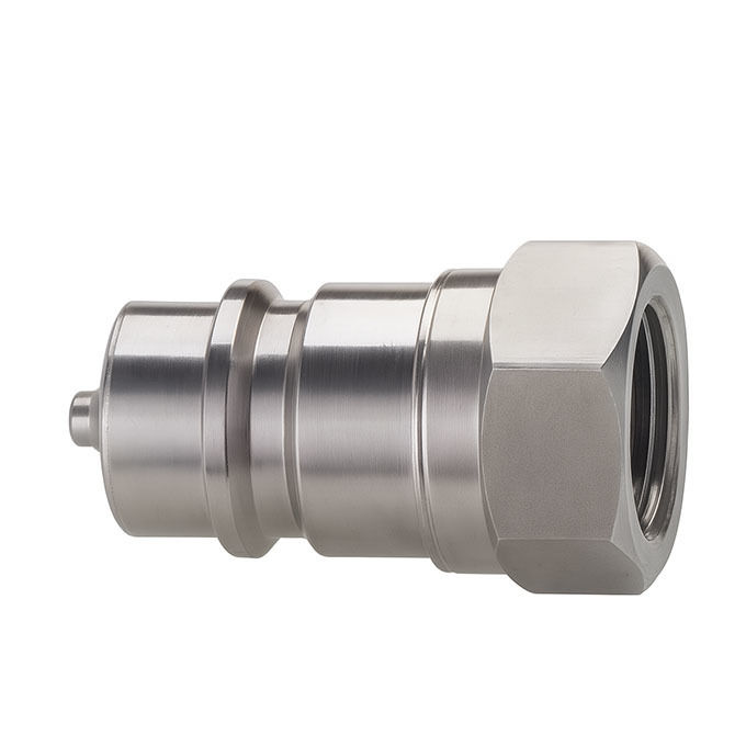 Tipo cercano acoplador rápido del ISO, liberación rápida de acero inoxidable de 1 pulgada de los acoplamientos