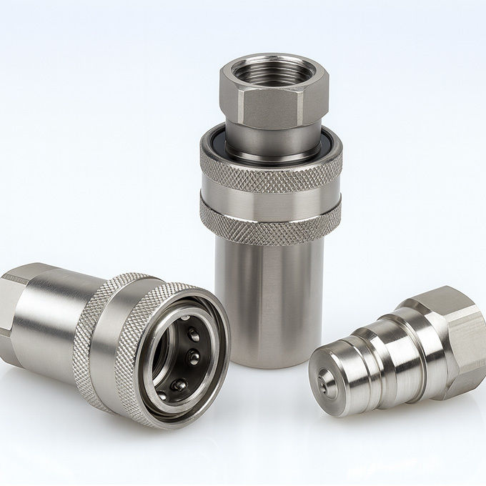 Cb-spm-10f-a-iso-7241-a acero inoxidable acoplamiento rápido con Parker 6600 conexión de enchufe y enchufe